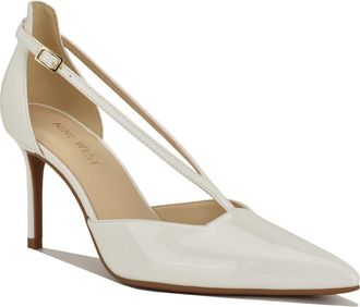 Nine West Condea Pointed Toe Pump in White at Nordstrom Rack, Size 7.5