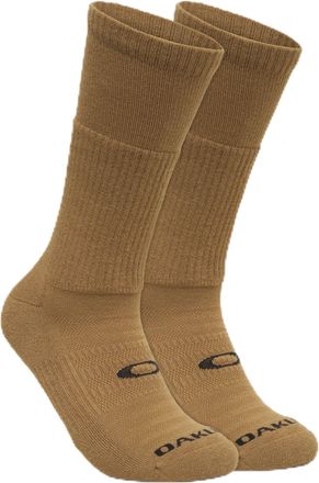 Oakley Mens Si Boot Sock, Tan, Medium