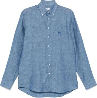 Etro linen shirt - Blue