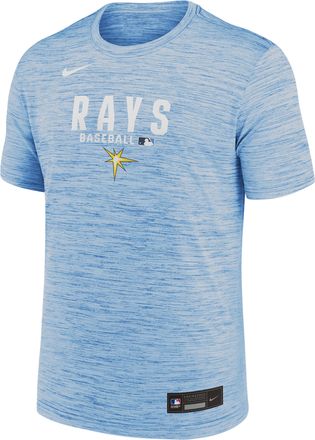 Nike Tampa Bay Rays Authentic Collection Nike Mens Dri-FIT MLB T-Shirt in Blue | 02ER4EYTPA-RMG