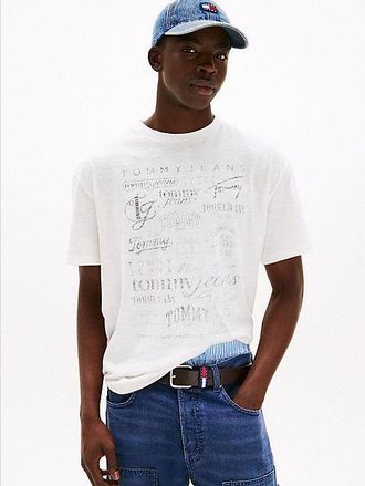 Tommy Hilfiger Multi-Logo Back Graphic Relaxed T-Shirt