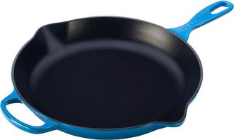 LE CREUSET Signature Handle Enamel 11 3/4 Inch Cast Iron Skillet in Marseille at Nordstrom
