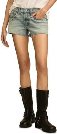 Lucky Brand Gold Rush Embellished Cutoff Denim Shorts in Tell Me Bout It Stud at Nordstrom Rack, Size 33