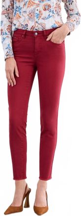 FDJ Olivia Slim Ankle Denim Jeans In Scarlet