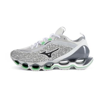Mizuno Sneakers, male, Gray, Size: 11 1/2 US Wave Prophecy 13.2 Sneaker