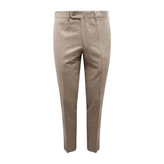 Santaniello Heren, Broeken, Beige, Maat: S Wol