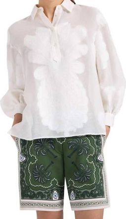 La DoubleJ Poet Cotton Jacquard Shirt In White