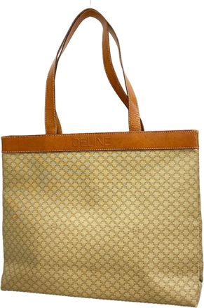 Celine Brown Pvc Tote Bag (Pre-Owned)