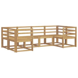 vidaXL Conjunto De Sof&aacute;s De Exterior 6 Pcs Blanco Vidaxl