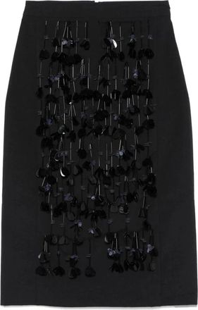 Theory Rokken, Dames, Blauw, S, Donkerblauwe Geplooide Broek