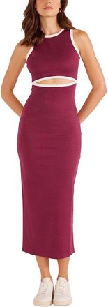 Minkpink Minkpink Stacy Contrast Bind Midi Dress