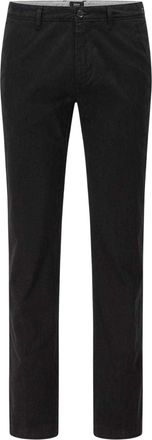 HUGO BOSS Crigan2 effen herenbroek (Zwart)