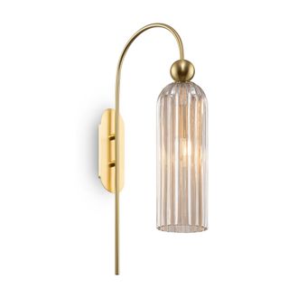 Maytoni Lampada Da Parete Dorata Con Paralume In Vetro Antica Maytoni Mod302wl-01cg