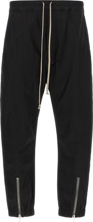 Rick Owens Black Regular Drawstring Pants