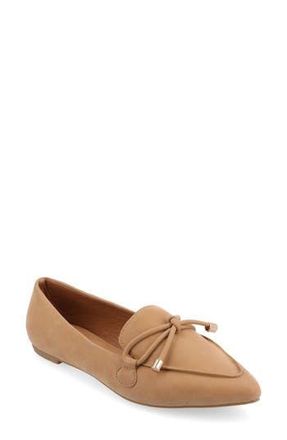 Journee Collection Muriel Flat - Narrow Width in Tan at Nordstrom Rack, Size 6.5