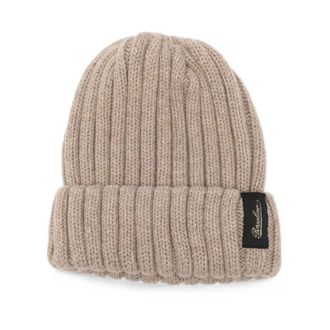 Borsalino City Beanie - Dames - Hoeden - Bruin - ONE Size - Kasjmier - Accessoires