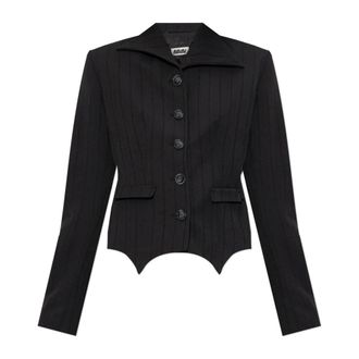 Avavav Blazers, female, Black, Size: XS Pinstripe Blazer