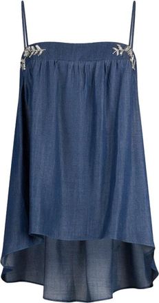 Liu Jo Dames, Tops, Blauw, Maat: S