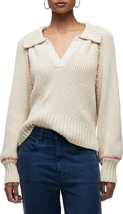 Hudson Johnny Collar Sweater in Crme at Nordstrom Rack, Size Medium