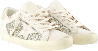 Golden Goose Womens Super Star Sneakers White Calfskin