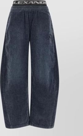 Alexander Wang denim barrel-leg pants
