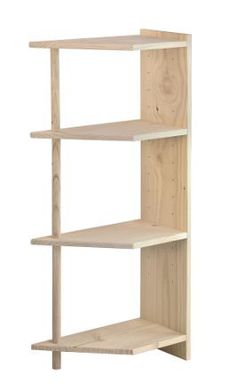 Astigarraga &Eacute;tag&egrave;re DAngle Bois Optimisation DEspace En Bois Massif - Astigarraga