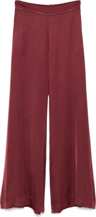 Kaos palazzo pants - women - Viscose - 40 - Red