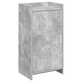 vidaXL Armario Zapatero Con Puerta Gris Hormig&oacute;n 48 X 36 X 92 Cm Vidaxl