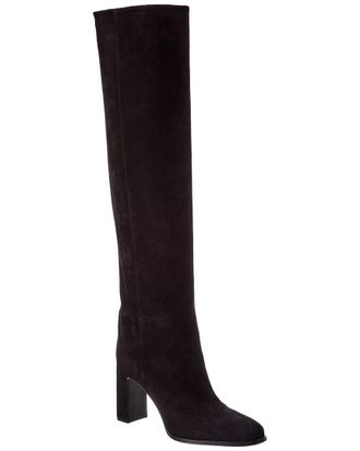 Jimmy Choo London Caly 85 Suede Over-The-Knee Boot