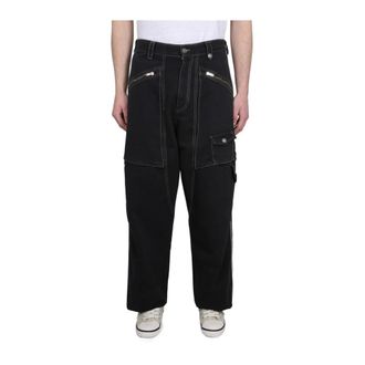 Isabel Marant Isabel Marant, Loose-fit Jeans, male, Black, Size: 3XS Cargo Pants