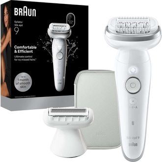 Braun Depiladora El&eacute;ctrica - Braun - Ses9-030 - 2 Modos - 50 Min - Impermeable - Blanco