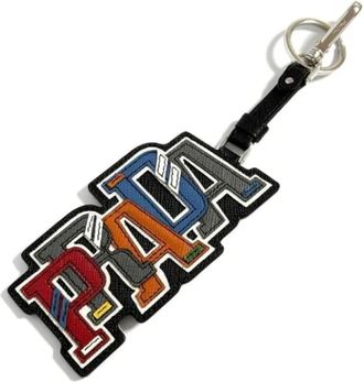 Prada Pre-owned Leather key-holders - Heren - Vintage Accessoires - Veelkleurig - ONE Size - Leer - Vintage