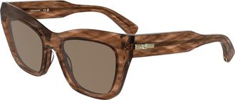 Longchamp Sunglasses LO777S N 211 STRIPED BROWN 53/19/140 Woman
