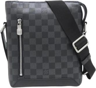 Louis Vuitton Pre-owned Cross Body Bags, female, Black, Size: ONE SIZE Pre-owned Damier Infini Shoulder Bag