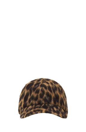 Lanvin Leopard Print Cap at Nordstrom, Size 60