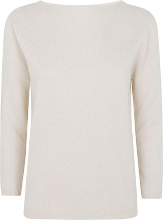 Fabiana Filippi Sweater Boatneck Lurex Platinum