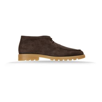 Santoni Lace-up Boots, male, Brown, Size: 10 1/2 US Ankle Boots