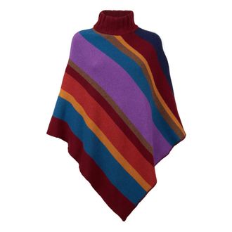 Gallo Gallo, Jassen, Dames, Veelkleurig, ONE Size, Wol, Poncho