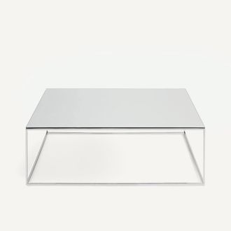 AM.PM Salontafel met spiegel in verchroomd metaal, MAHAUT