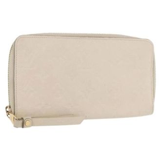 Louis Vuitton Pre-owned Clutches, female, White, Size: ONE SIZE Pre-owned Canvas Wallet