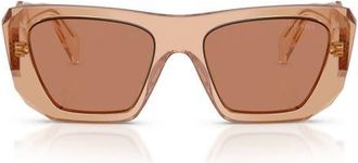Prada 53mm Square Sunglasses in Chocolate /Brown at Nordstrom