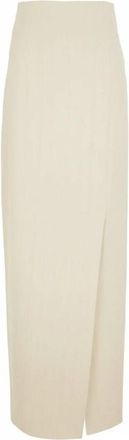 Cortana Asa- lange ivoor rok- - Dames - Maxi Rokken - Beige - XS - Rokken