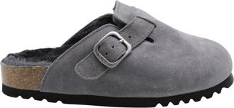 Scholl Sjabloon Slipper - Dames - Slip ons - Grijs - 39 EU - Schoenen