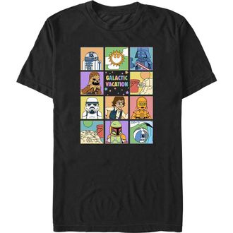 Star Wars Mens Star Wars Galactic Vacation Graphic T-Shirt in Black at Nordstrom, Size Xxx-Large