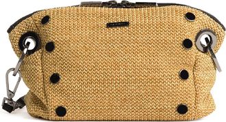 Hammitt Hammitt Daniel Crossbody Clutch Chaparral Raffia Gunmetal Sml