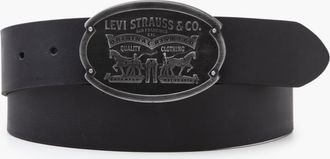 Levi's Billy Plaque Belt - Mens - 70 - Black
