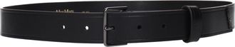 Max Mara Damess Riem Leer Zwart