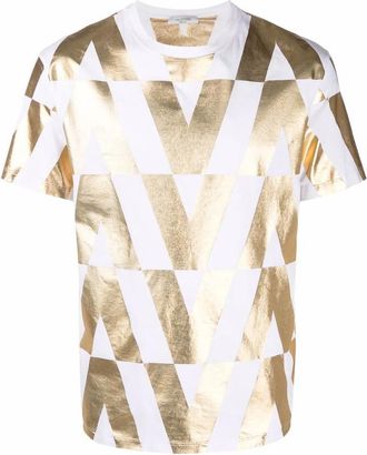 Valentino Garavani Logo Print Cotton T-Shirt