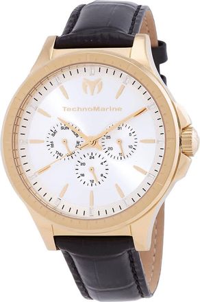 Technomarine MoonSun Date-Day Quartz Silver Dial Mens Watch TM-822028