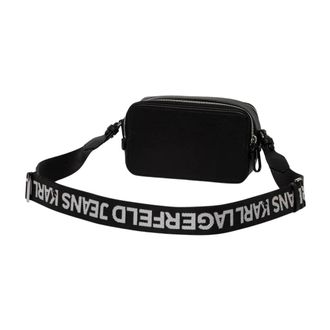 Karl Lagerfeld Bolso tipo c&aacute;mara con logo de caja - Bags - Mujer - Negro - ONE SIZE